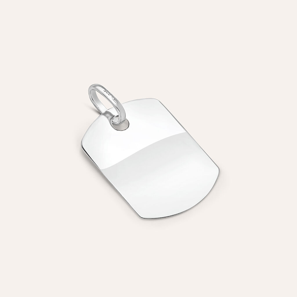 Pendente Gentleman Argento Rodiato