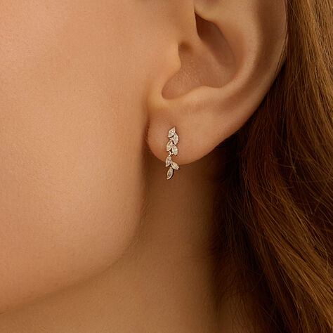 Orecchini Pendenti Claire Oro Bianco Cubic Zirconia - Gioielli Donna | Stroili