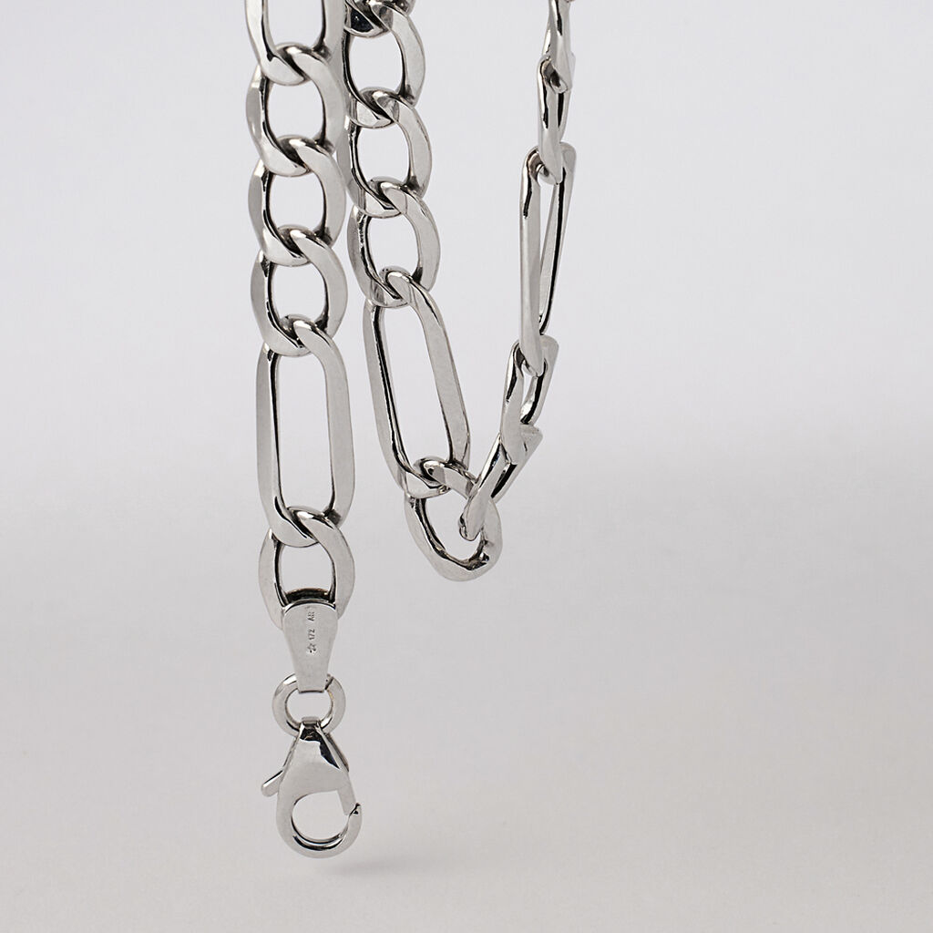 Bracciale Catena L'homme Or Oro Bianco - Bracciali Uomo | Stroili