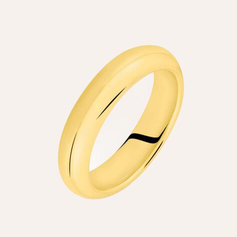 Fede Classica Leggera 5 mm Oro Giallo - Anelli con Incisione Unisex | Stroili