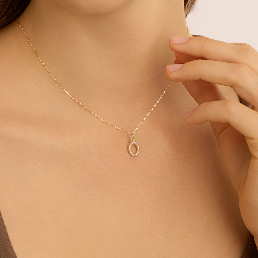 Pendente Poème Oro Giallo Cubic Zirconia