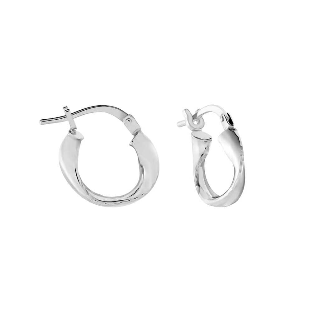 Orecchini A Cerchio Silver Collection Argento Rodiato - Orecchini a Cerchio Donna | Stroili