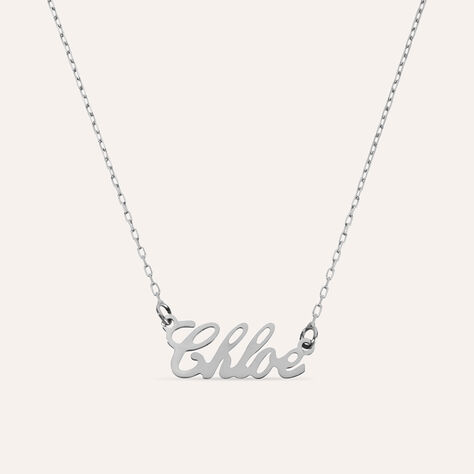 Collana Chloe Gold Names Oro Bianco - Collane Unisex | Stroili