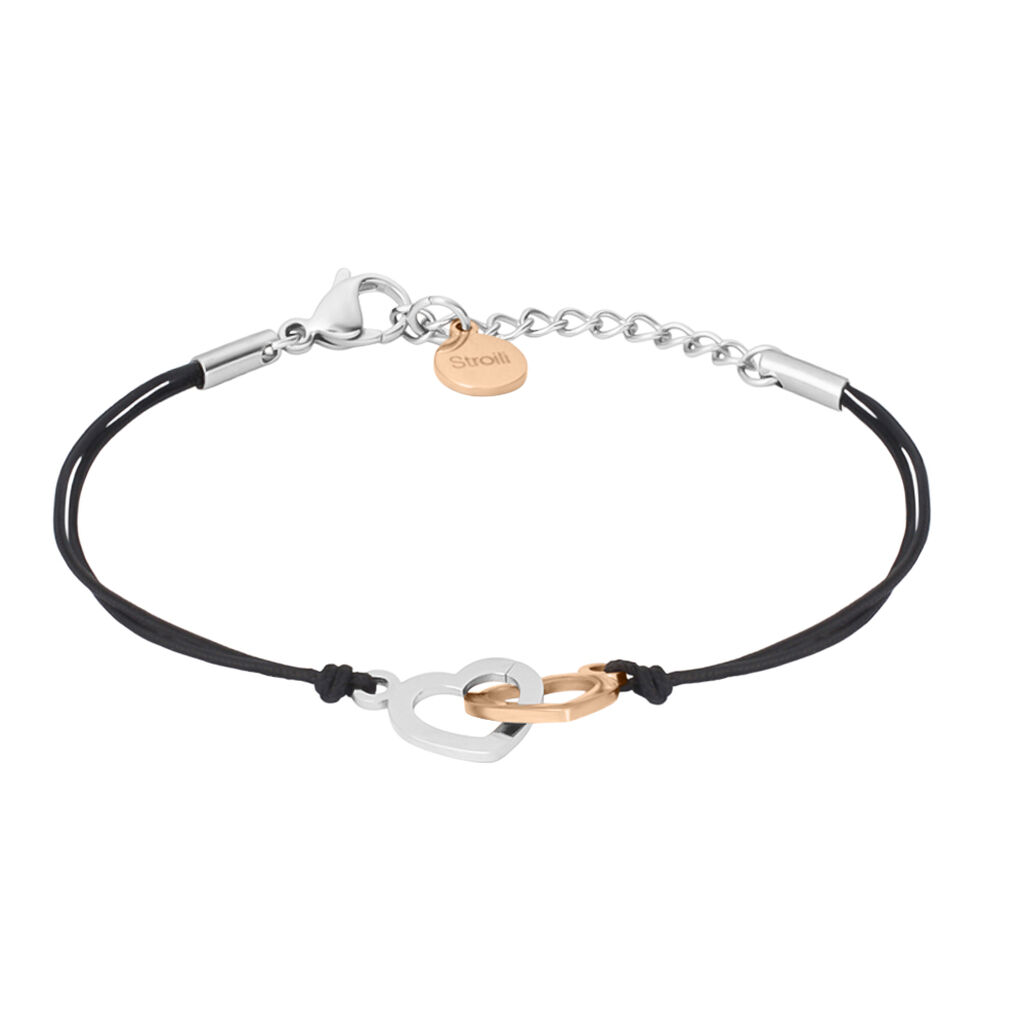 Bracciale Lady Chic Acciaio Bicolore Bianco / Rosa - Bracciali Love Donna | Stroili