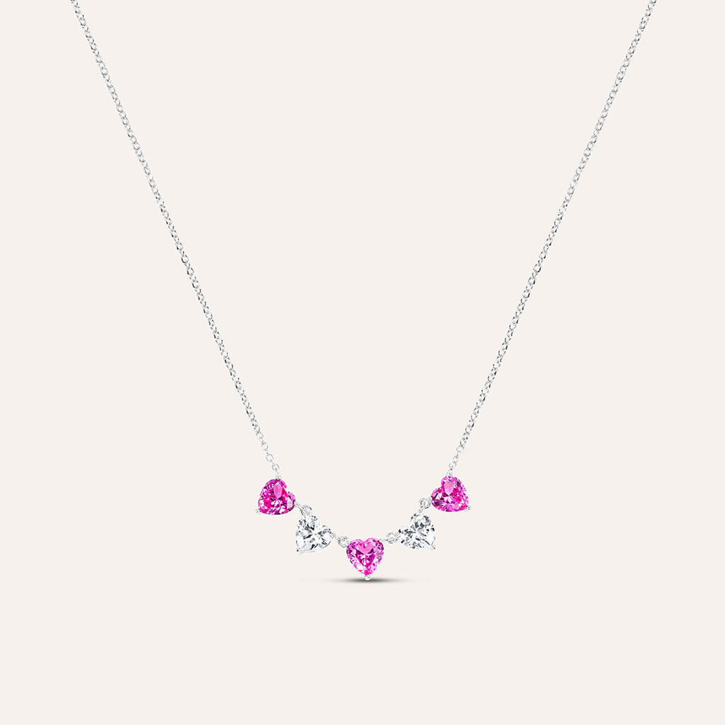 Collana Silver Elegance Argento Rodiato Cubic Zirconia