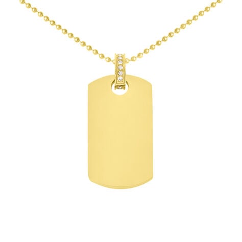 Collana Radiance Acciaio Dorato Cristallo - Collane Donna | Stroili