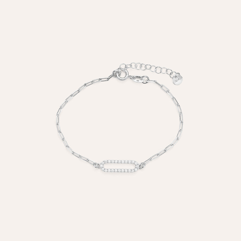 Bracciale Silver Shine Argento Rodiato Cubic Zirconia