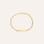 Bracciale Con Targhetta Holy Oro Giallo