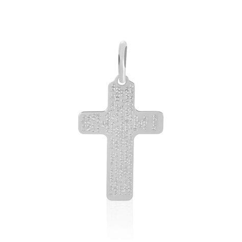 Pendente Holy Oro Bianco - Ciondoli con Incisione Unisex | Stroili