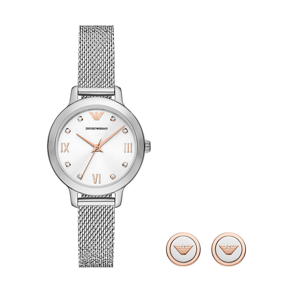 Combo Orologio Al Quarzo Emporio Armani Ar80065set