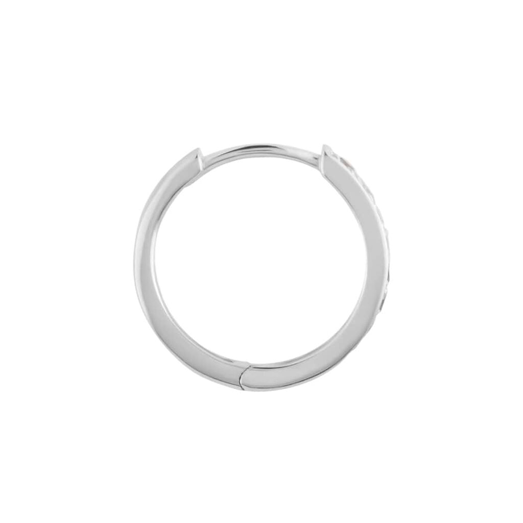Mono Orecchino A Cerchio L'homme Diamant Oro Bianco Diamante - Mono Orecchino Uomo | Stroili