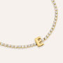 Bracciale Tennis Aura Acciaio Dorato Cubic Zirconia