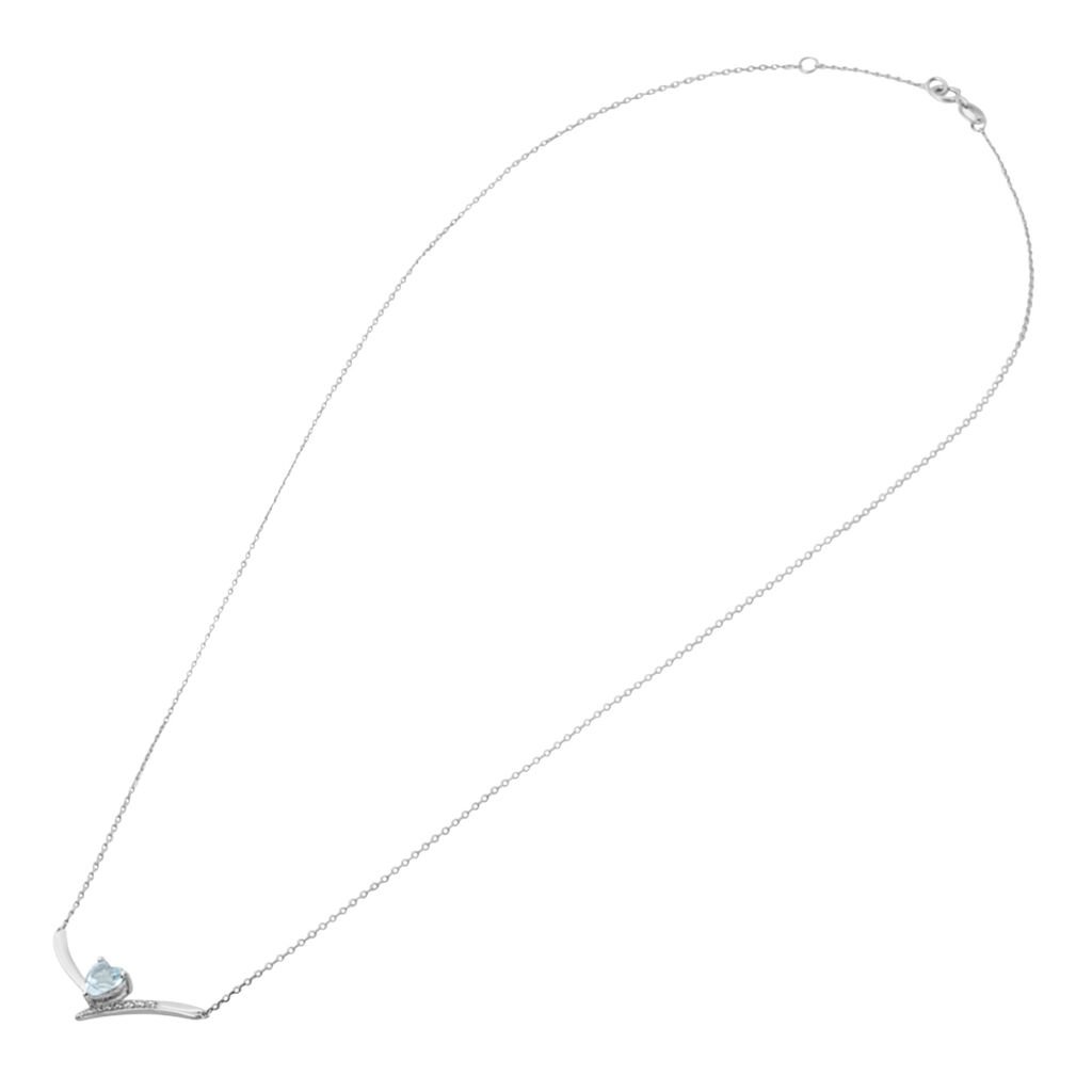 Collana Punto Luce Amélie Oro Bianco Topazio Cubic Zirconia - Collane Punto Luce Donna | Stroili