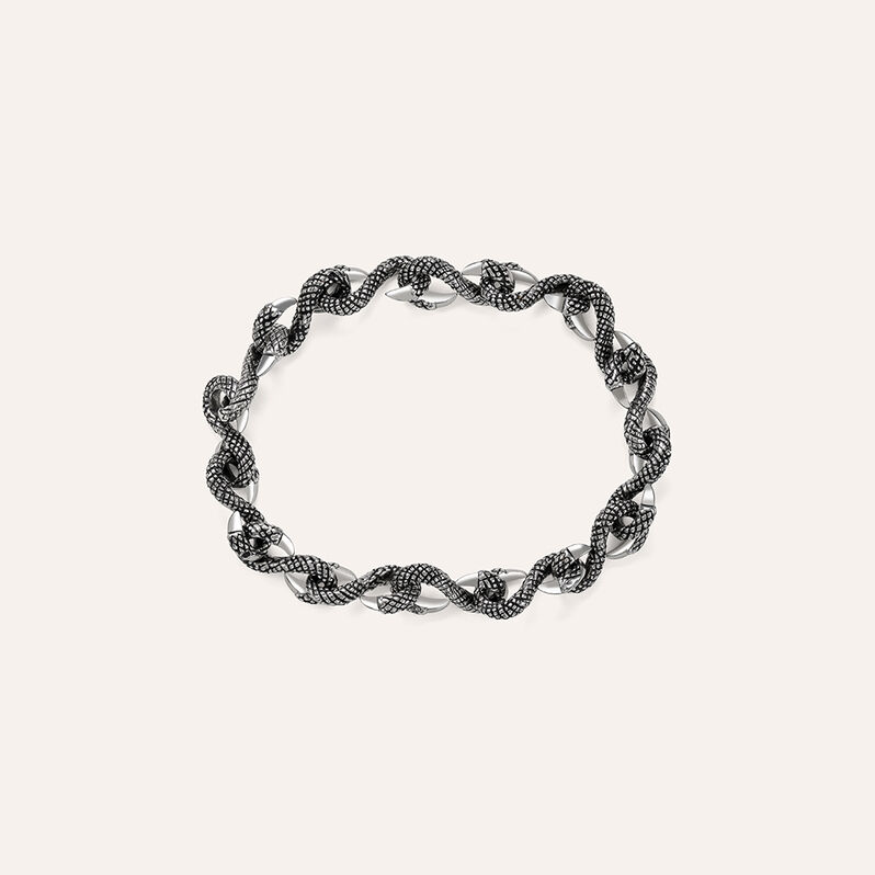 Bracciale Catena Man Code Acciaio Bicolore - Bracciali Uomo | Stroili