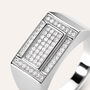 Anello Chevalier Gentleman Argento Rodiato Cubic Zirconia