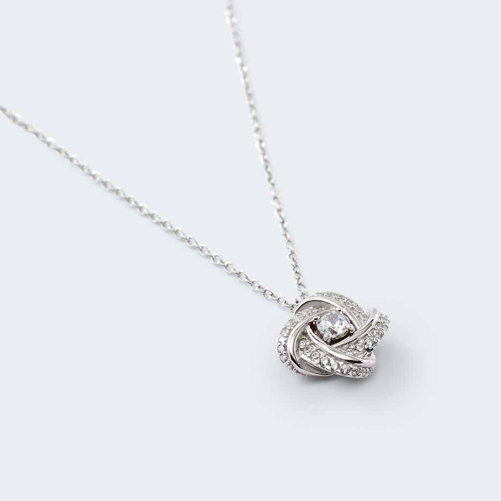 Collana Silver Elegance Argento Rodiato Cubic Zirconia - Collane Donna | Stroili