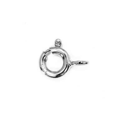 Anello a Molla Large Oro Bianco