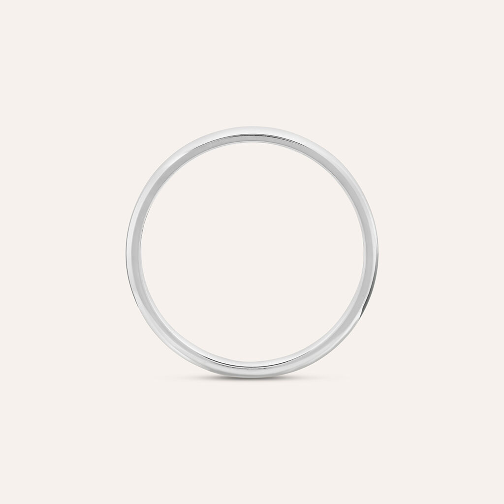 Fede Classica 3 mm Argento Rodiato - Fedi Uomo | Stroili