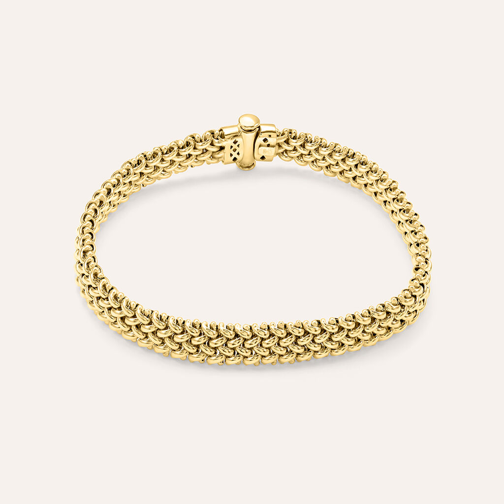 Bracciale Catena Gold Essence Oro Giallo - Regalo per Cerimonie Religiose Donna | Stroili