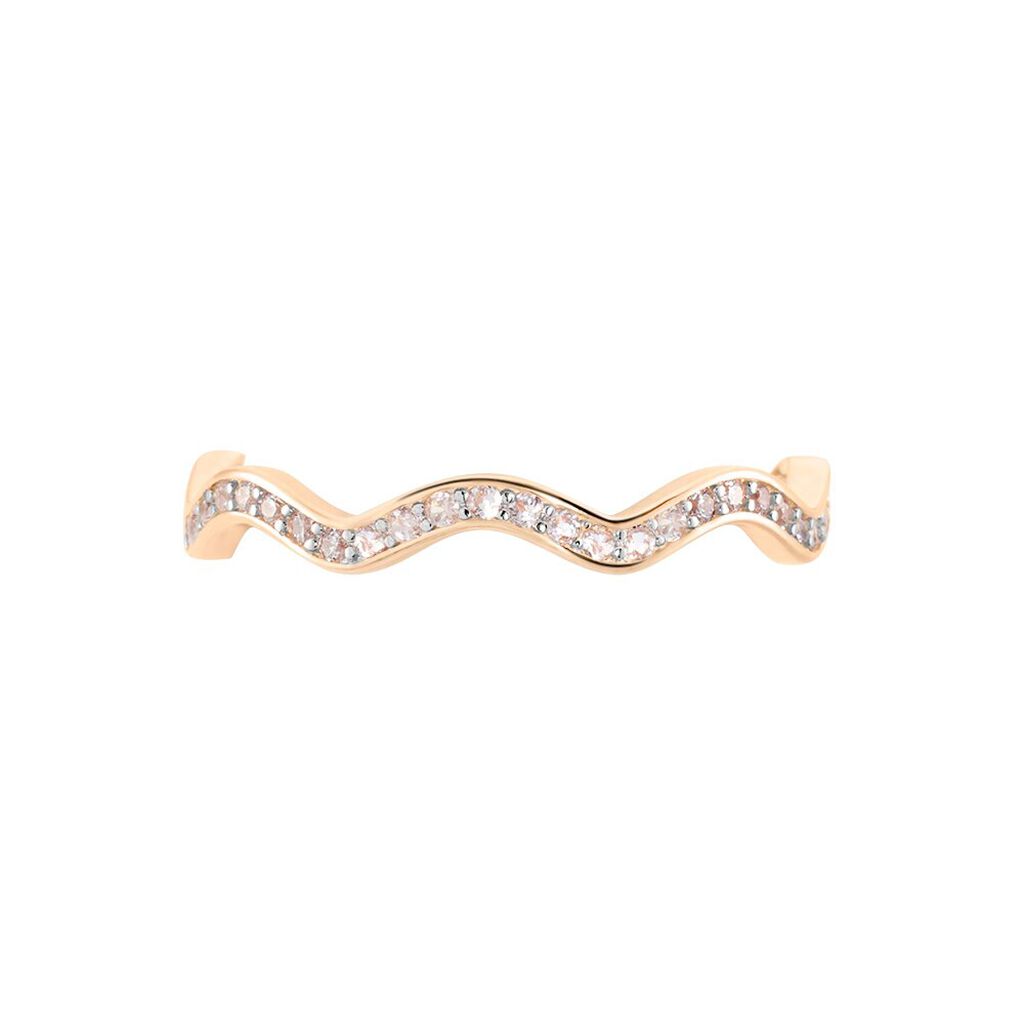 Anello Semi-eternity Silver Shine Argento Rosa Cubic Zirconia - Anelli con Pietre Donna | Stroili