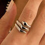 Anello Fascia Moonlight Acciaio