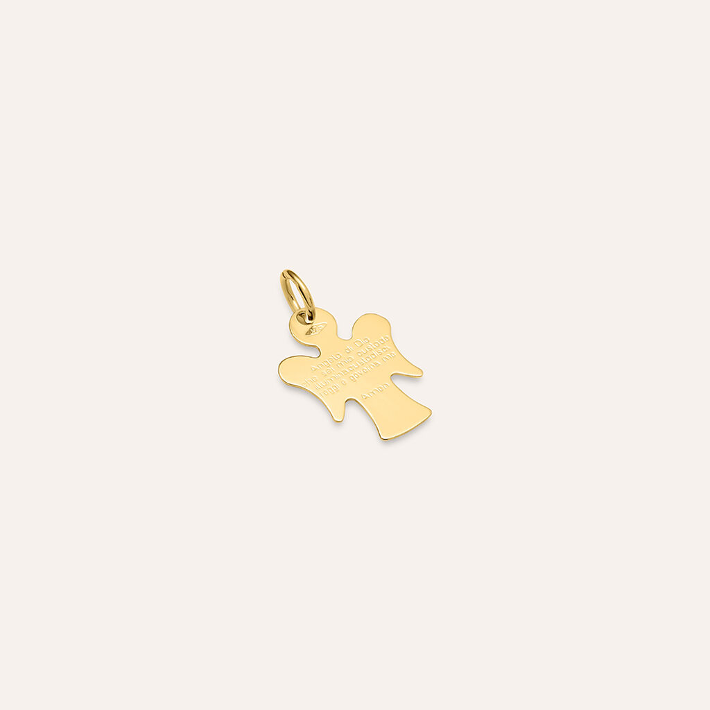 Pendente Holy Oro Giallo - Ciondoli con Incisione Unisex | Stroili