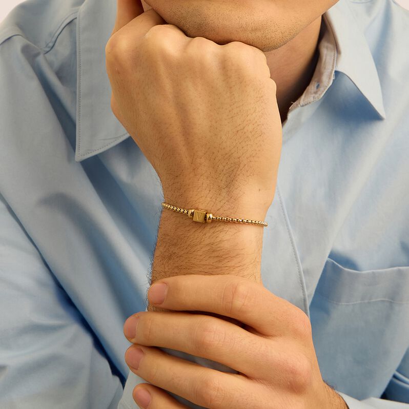 Bead Essential Code Acciaio Dorato - Beads Unisex | Stroili