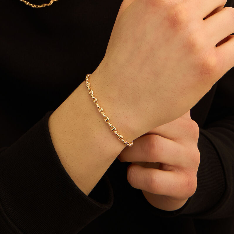 Bracciale Catena Oro Uomo Oro Giallo - Bracciali Uomo | Stroili