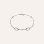 Bracciale Crystal Gold Oro Bianco Cristallo