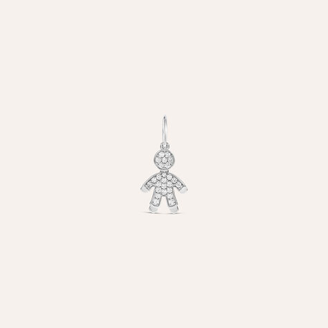Pendente Love Beats Argento Rodiato Cubic Zirconia - Ciondoli Donna | Stroili
