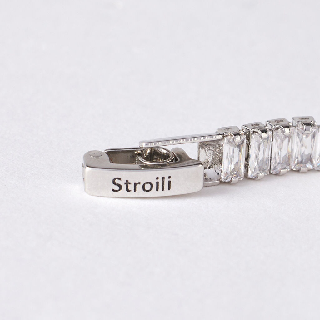 Bracciale Tennis Romantic Shine Metallo Cristallo - Bracciali Tennis Donna | Stroili