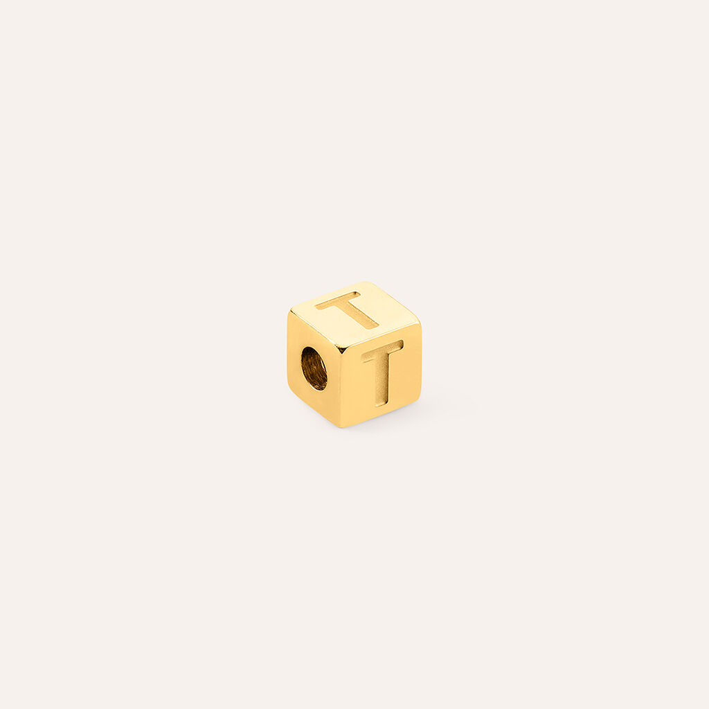 Bead Essential Code Acciaio Dorato