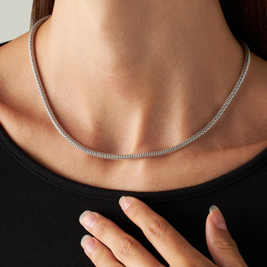 Catena Silver Collection Argento Rodiato - Collane Catena Donna | Stroili