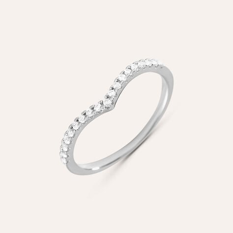 Anello Fantasia Silver Shine Argento Rodiato Cubic Zirconia - Anelli con Pietre Donna | Stroili