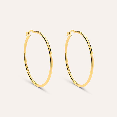 Orecchini A Cerchio Toujours Oro Giallo - Orecchini a Cerchio Donna | Stroili