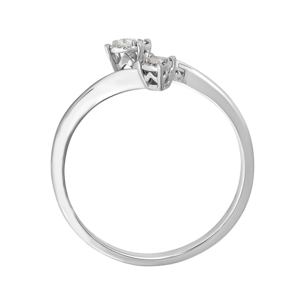 Anello Solitario Diamotion Oro Bianco Diamante - Anelli con Pietre Donna | Stroili