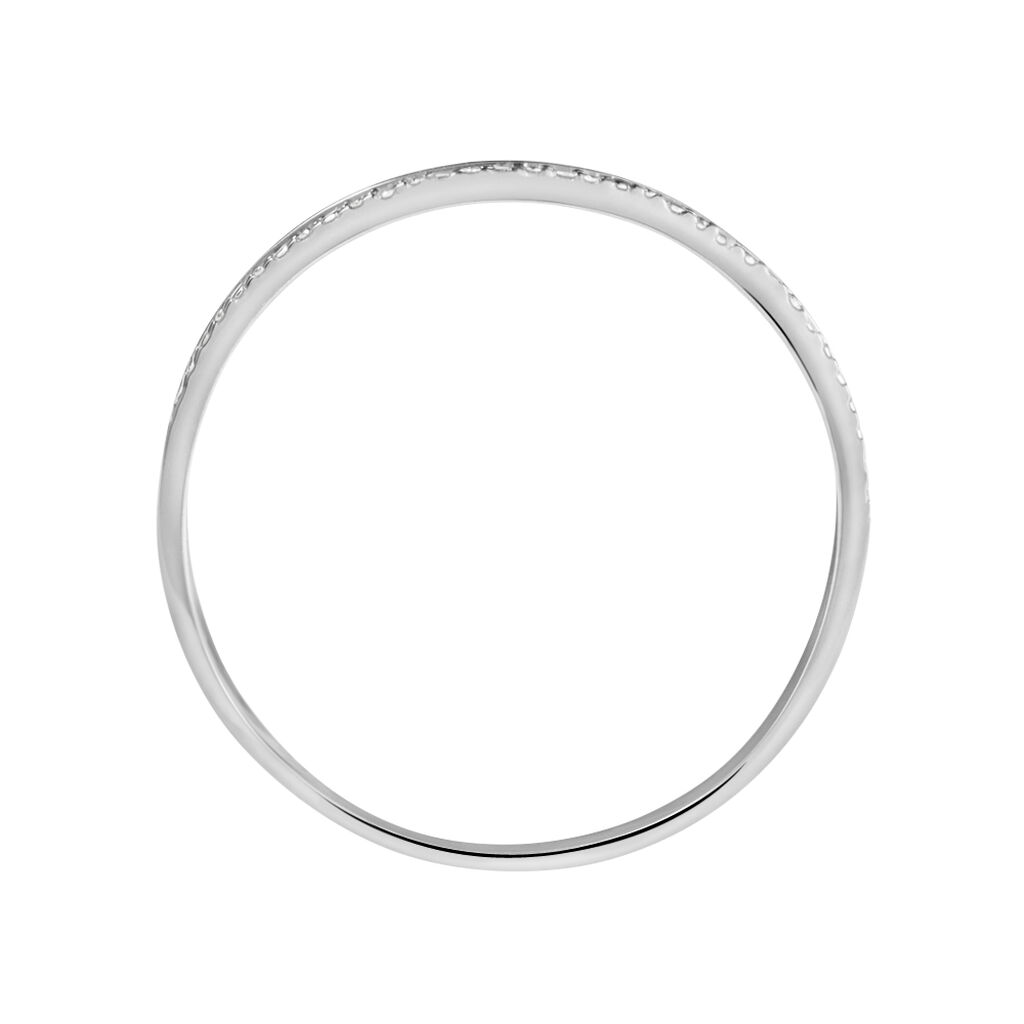Anello Fascia Sophia Oro Bianco Diamante - Anelli con Pietre Donna | Stroili