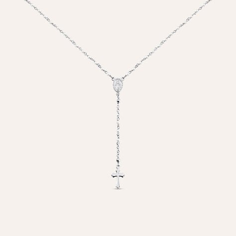 Collana Rosario Silver Soul Argento Rodiato Perla sintentica - Collane Rosario Donna | Stroili