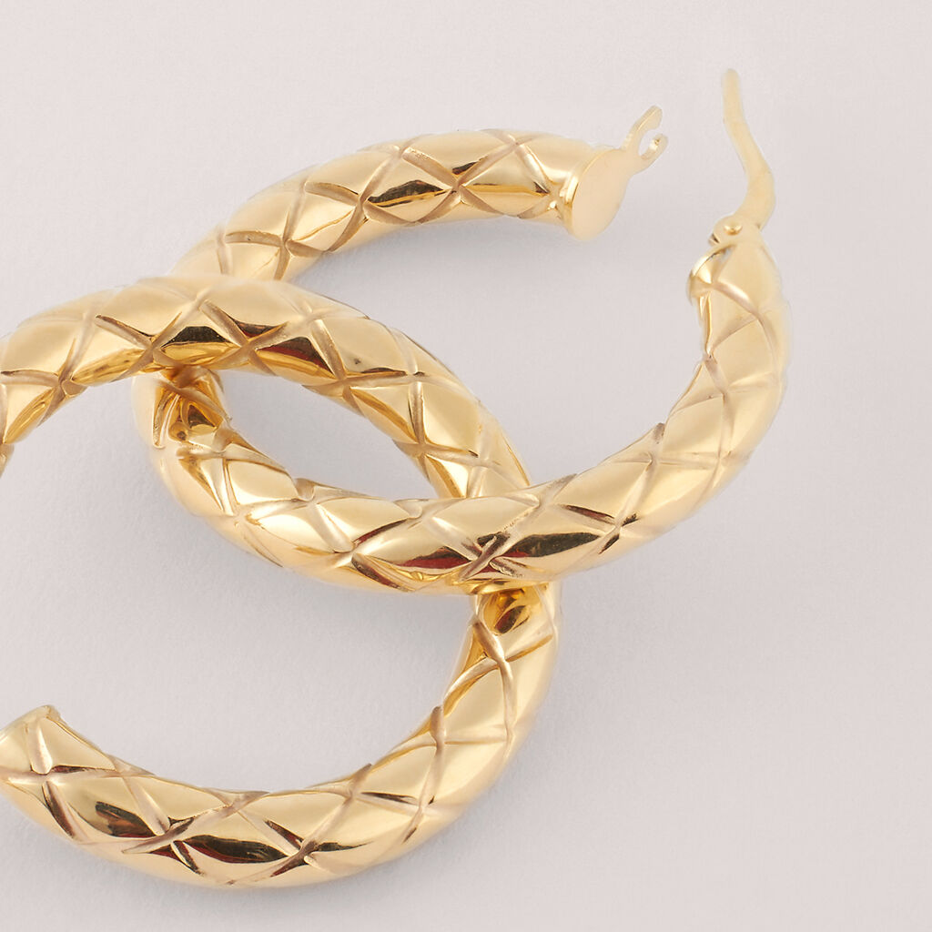 Orecchini A Cerchio Toujours Oro Giallo