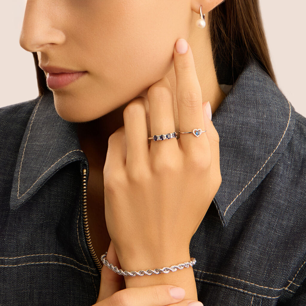 Orecchini Lobo Monachella Gabrielle Oro Bianco Perla D'Acqua Dolce