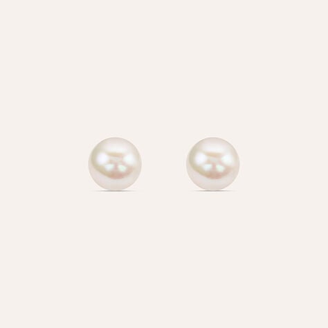 Orecchini Lobo Silver Pearls Argento Rodiato Perla sintentica - Orecchini a Lobo Donna | Stroili