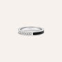 Anello Semi-eternity Lady Sweet Acciaio Cristallo