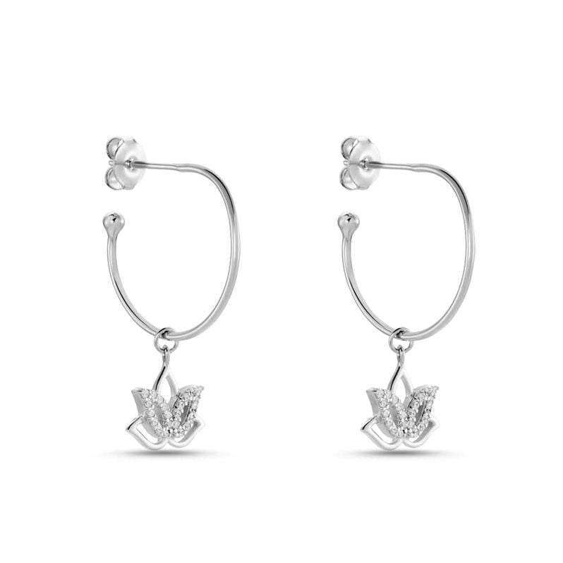Orecchini A Cerchio Silver Moments Argento Rodiato Cubic Zirconia - Orecchini a Cerchio Donna | Stroili