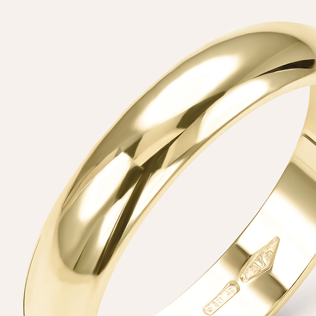 Fede Mantovana 4 mm Oro Giallo