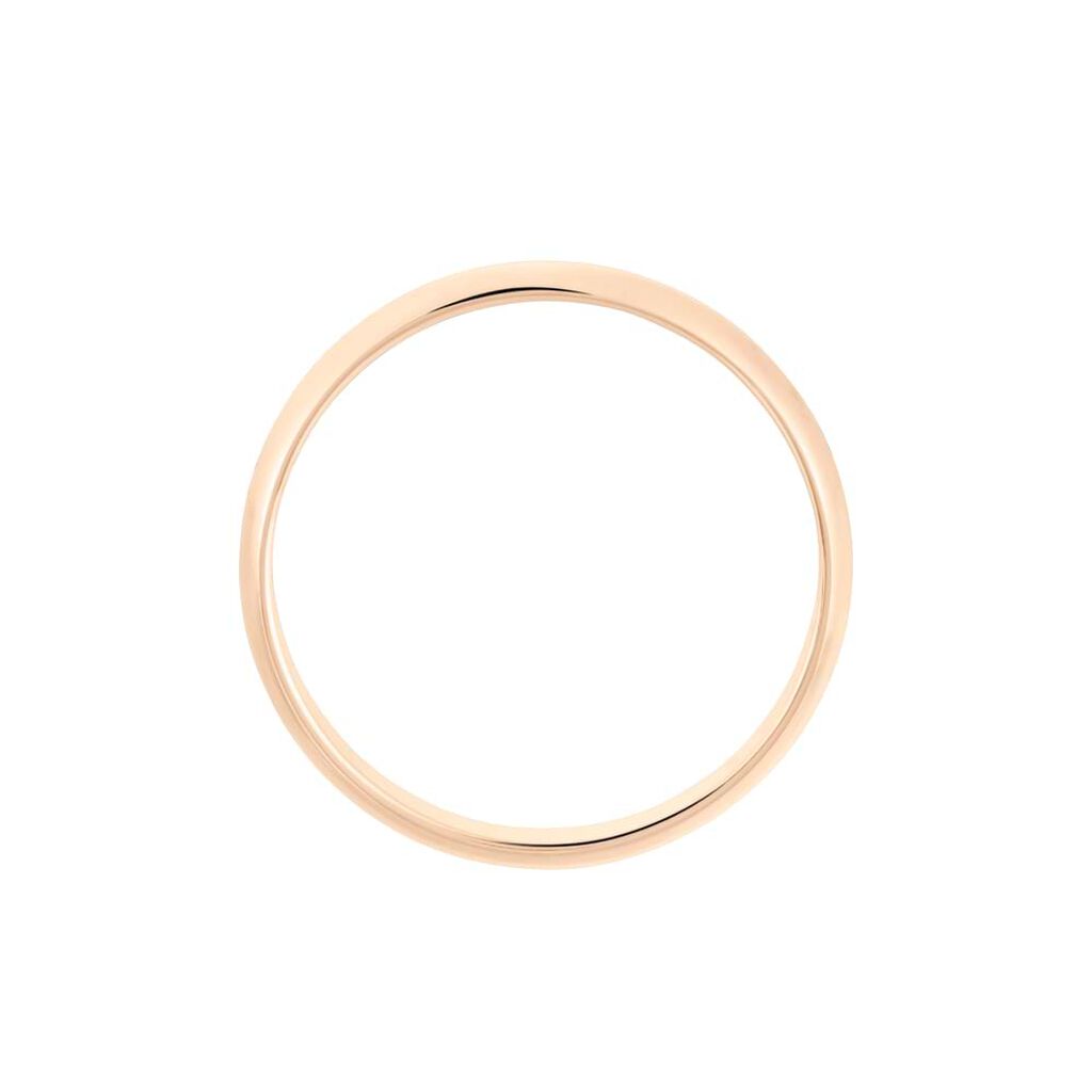 Fede Mantovana 4 mm Oro Rosa - Anelli con Incisione Unisex | Stroili