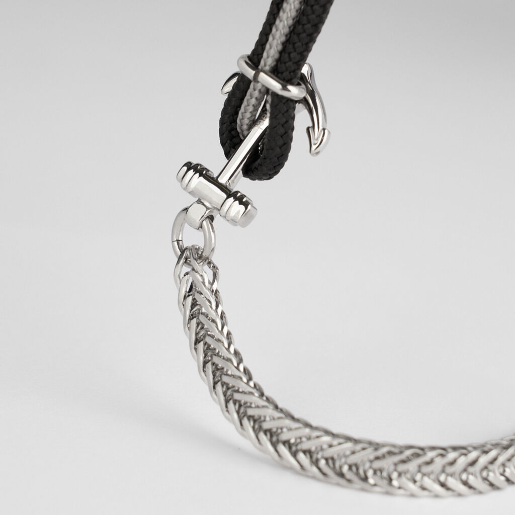 Bracciale Man Code Acciaio - Bracciali Uomo | Stroili