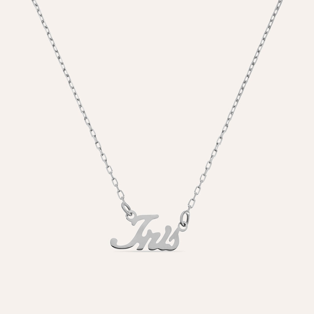 Collana Iris Gold Names Oro Bianco