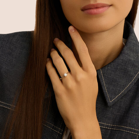 Anello Solitario Diamade Oro Bianco Diamante Lab-Grown - Anelli con Pietre Donna | Stroili