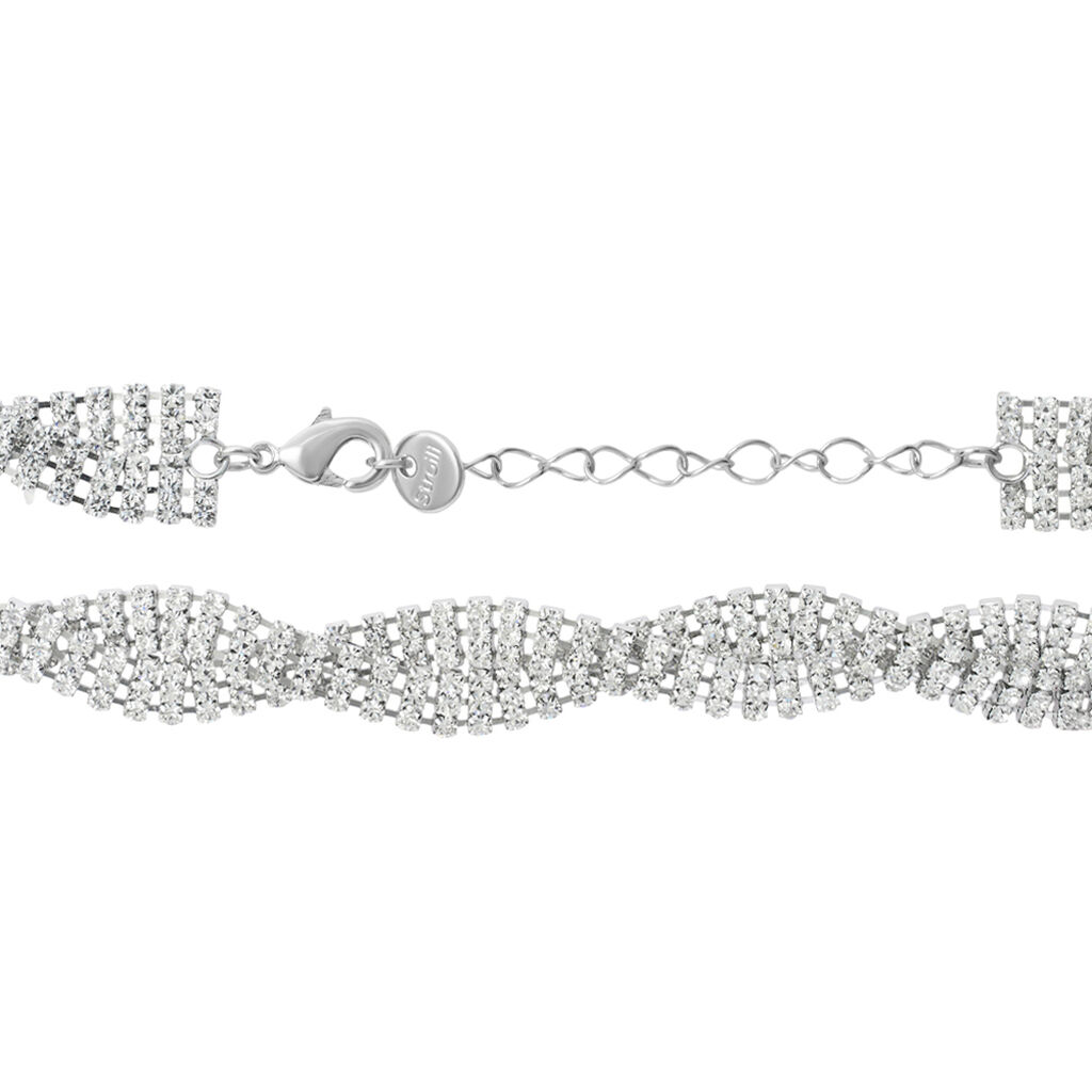 Collana Romantic Shine Metallo Cristallo - Collane Donna | Stroili