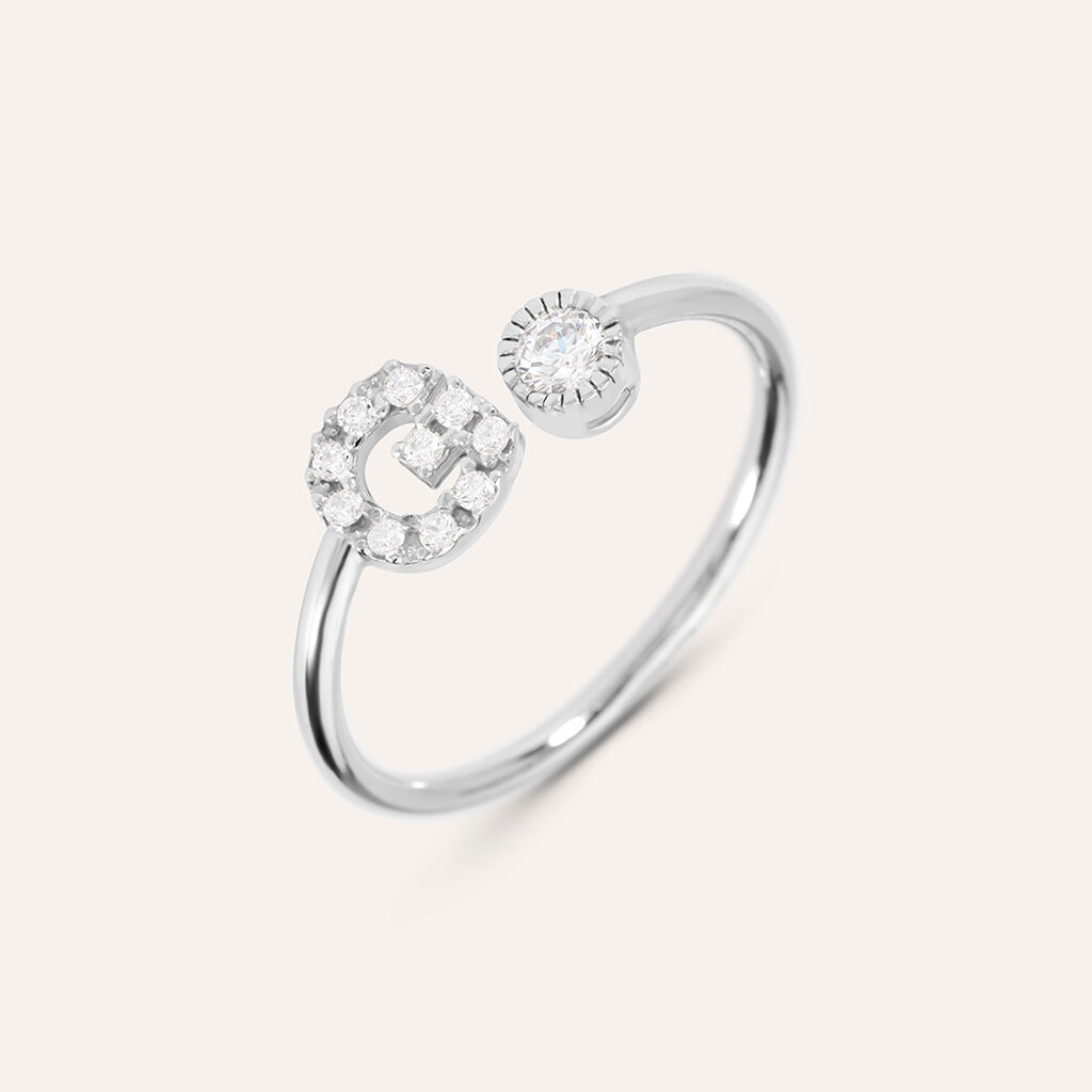 Anello Fantasia Silver Moments Argento Rodiato Cubic Zirconia